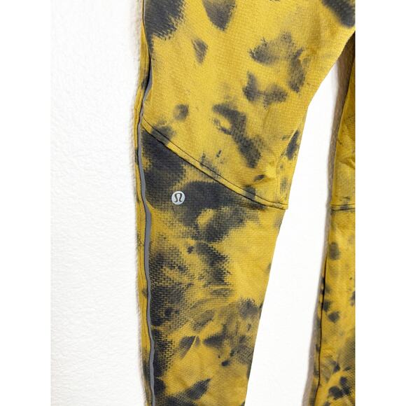 Lululemon Men’s Textured Tech Pants Size Small Diamond Dye Gold Spice Black - Picture 11 of 13